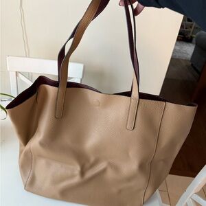 Elegant Tan Tote Bag